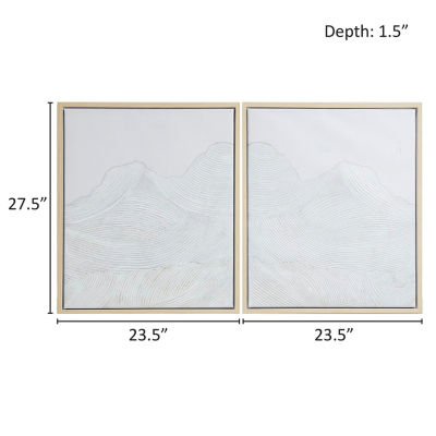 Intelligent Design Island Views 2-pc. Wall Art Sets