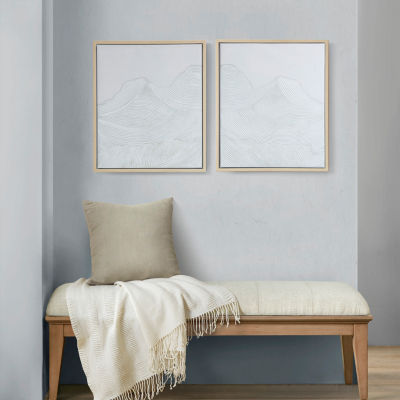 INK+IVY Desert Serenity Canvas 2-pc. Framed Wall Art Sets