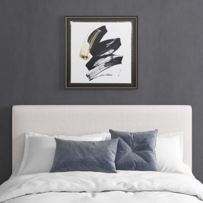 Madison Park Abstract Talon Foiled Deckleedge Matted Wall Art