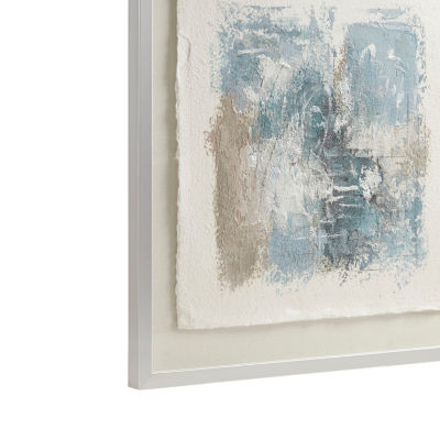 Madison Park Ashlar Glass Framed Matted Wall Art