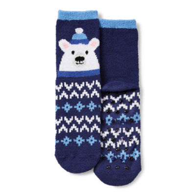 Mixit Cozy Holiday 1 Pair Crew Socks Womens