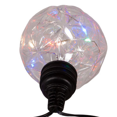 Kurt Adler 60 Light 10 Piece Multicolored Fairy Led Bulb Multi-Function Lights Indoor Outdoor String Lights