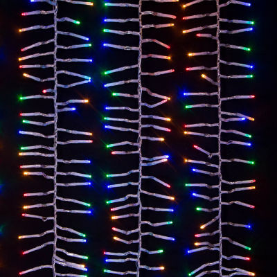 Kurt Adler 480 Light 15.7 Foot Multicolored Led Cluster String Lights