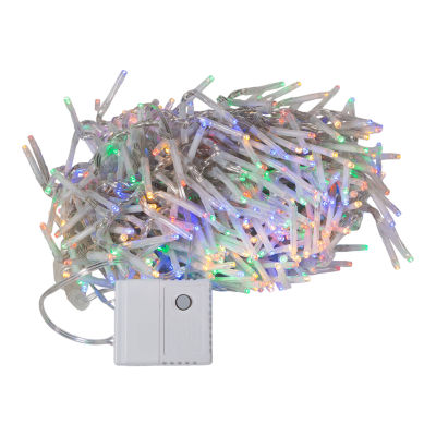 Kurt Adler 480 Light 15.7 Foot Multicolored Led Cluster String Lights