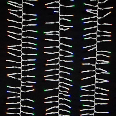 Kurt Adler 1000 Light 32.8-Foot Multi Led Cluster Indoor Outdoor String Lights