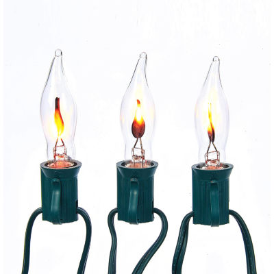 Kurt Adler Ul 10-Light Flicker Flame Longer Indoor String Lights