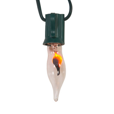 Kurt Adler Ul 10-Light Flicker Flame Longer String Lights