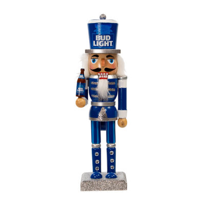 Kurt Adler 10-Inch Budweiser Bud Light Nutcracker - Thumbnail 2