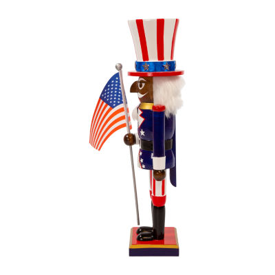 Kurt Adler 15" Patriotic African American Christmas Nutcracker