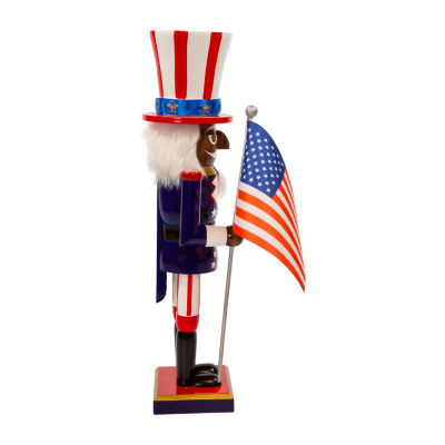 Kurt Adler 15" Patriotic African American Christmas Nutcracker