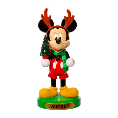 Kurt Adler 6" Mickey Mouse With Tree Mickey and Friends Christmas Nutcracker