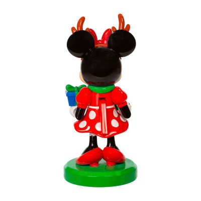 Kurt Adler 6-In Minnie Mouse With Tree Mickey and Friends Christmas Nutcracker