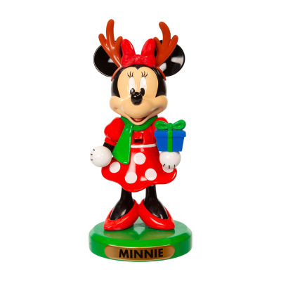 Kurt Adler 6-In Minnie Mouse With Tree Mickey and Friends Christmas Nutcracker