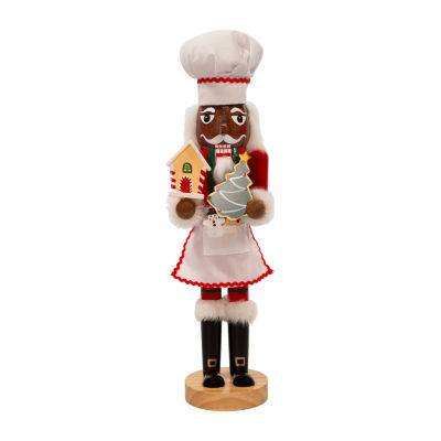 Kurt Adler 15-In Wood African American Christmas Nutcracker