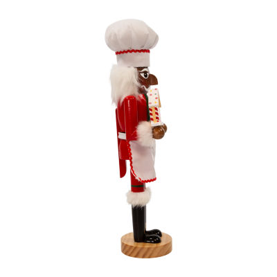 Kurt Adler 15-In Wood African American Christmas Nutcracker