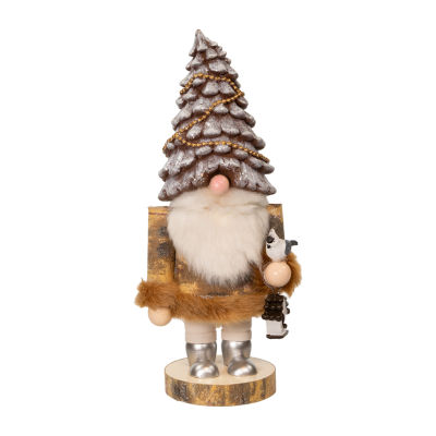 Kurt Adler 10-Inch Wood Rustic Gnome Christmas Nutcracker