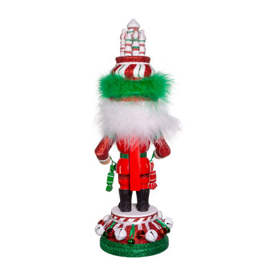 Kurt Adler 15-In Hollywood Peppermint Christmas Nutcracker