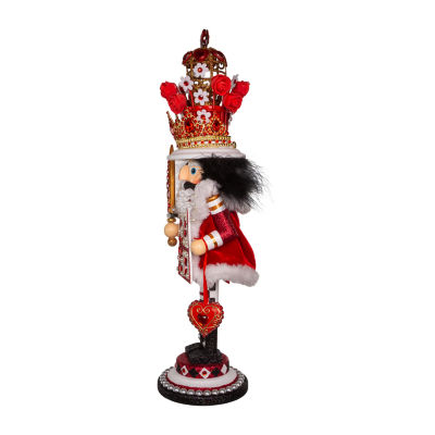 Kurt Adler 18in Hollywood King Of Hearts Christmas Nutcracker