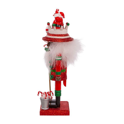 Kurt Adler 10in Hollywood With Santa Hat Christmas Nutcracker