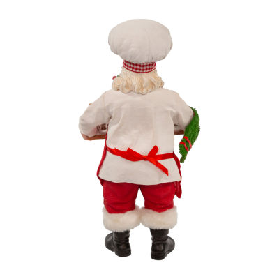 Kurt Adler 11in Fabriché With Gingerbread Train Santa Figurine