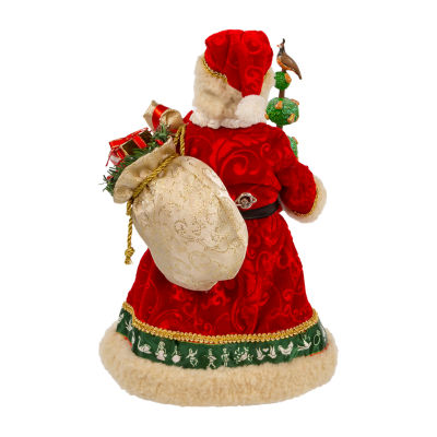 Kurt Adler 10.5in Fabriché Music 12 Day Xmas Santa Figurine