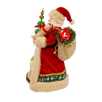 Kurt Adler 10.5in Fabriché Music 12 Day Xmas Santa Figurine