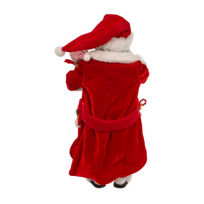 Kurt Adler 10.5-In Fabriché Black Santa Figurine