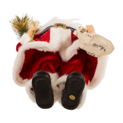 Kurt Adler 17.25-Inch Kringle Klaus Tradition With List Santa Figurine