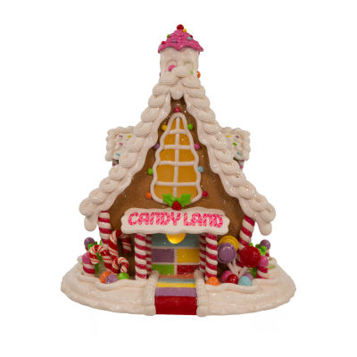Kurt Adler 11.5-Inch Battery Operated Candyland Lighted Christmas Tabletop Decor