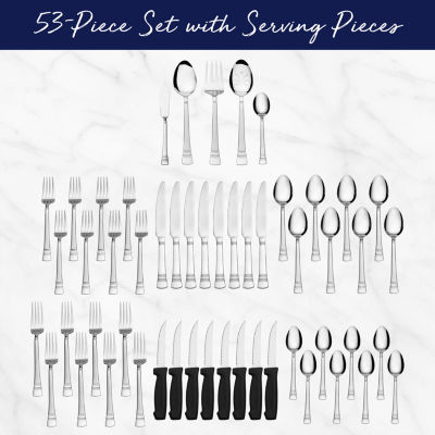 Pfaltzgraff Sapphire Bay 53-pc. Flatware Set