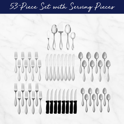 Pfaltzgraff® Everyday American Bead 53-pc. Flatware Set