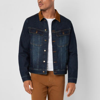 Mens denim outlet jacket jcpenney