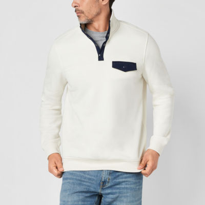 St john's bay men's fleece clearance pullover