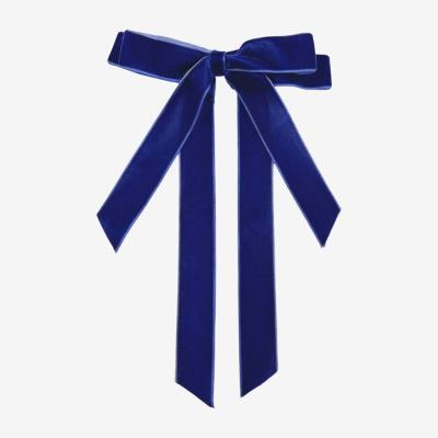 Bijoux Bar Blue Woven Double Hair Bow