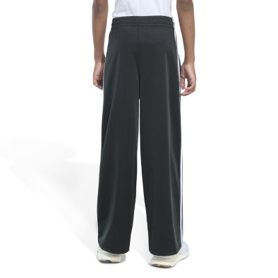 adidas Big Girls Mid Rise Wide Leg Track Pant