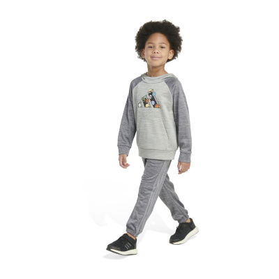 adidas Little Boys 2-pc. Pant Set