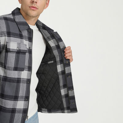 Levi's� Mens Quilted Lined Flannel Shirt Jacket