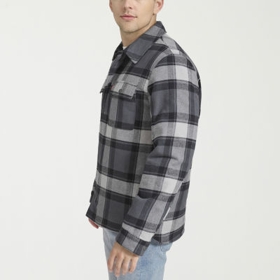 Levi's� Mens Quilted Lined Flannel Shirt Jacket