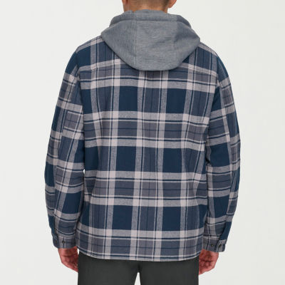 Levi's� Men's Sherpa Lined Hooded Plaid Shirt Jacket