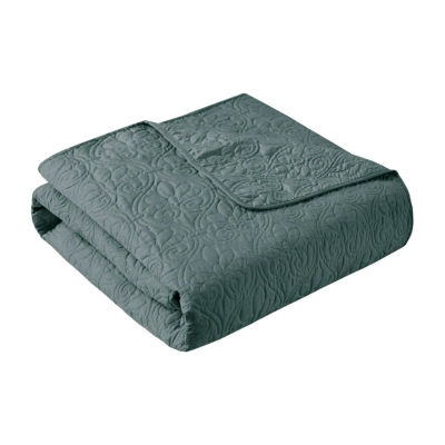 Madison Park Mansfield Antimicrobial Treated Reversible Quilt Set