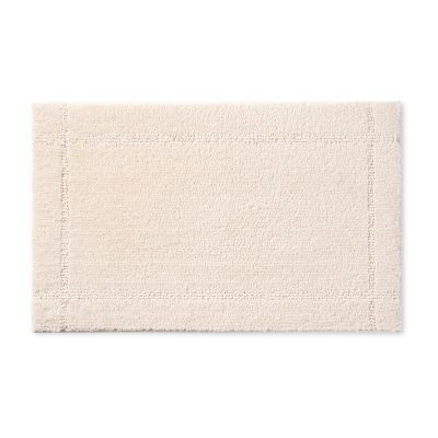 Town And Country Border Beige Bath Mat