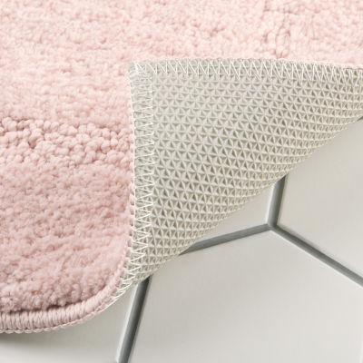 Town And Country Border Blush Bath Mat