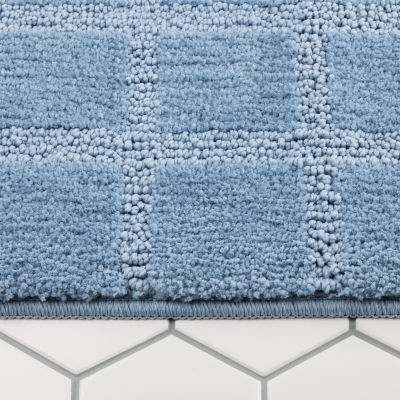 Town And Country Windowpane Bath Mat