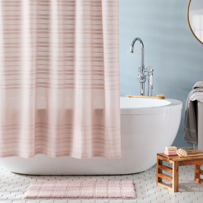 Town And Country Windowpane Blush Bath Mat