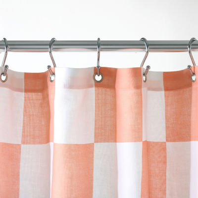 Town And Country Betty Peach Shower Curtain