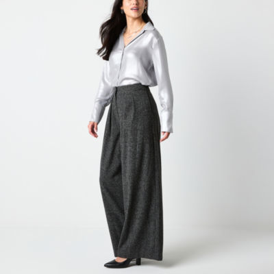 Worthington Womens Wide Leg Pant