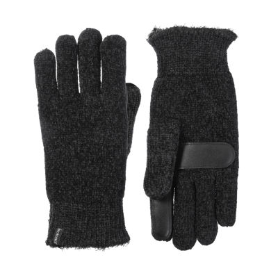 Isotoner Chenille Solid Glove Touch Screen Enabled Cold Weather Gloves