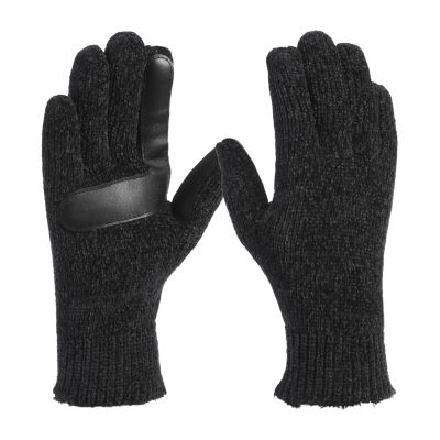 Isotoner Chenille Solid Glove Touch Screen Enabled Cold Weather Gloves