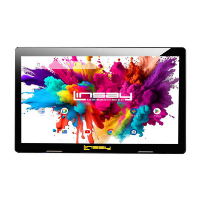 LINSAY® 10.1 Octa Core 128Gb Android 15 Tablet Tree Case