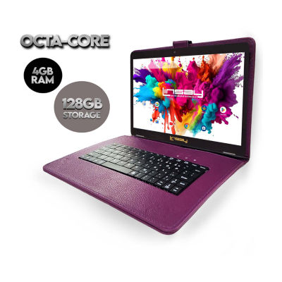 10.1 Octa Core 128Gb Tab Purpleple Keyboard App